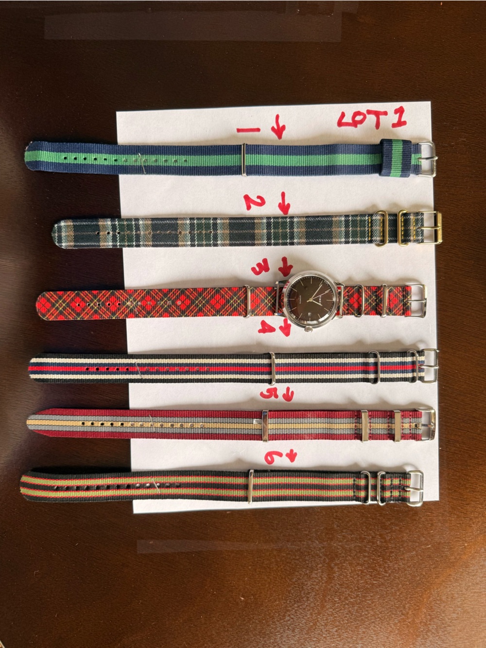NATO NYLON WATCH BANDS lot 1